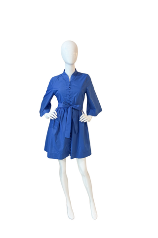 Trim Buttons Dress