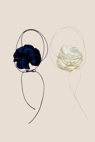 White Sia Choker