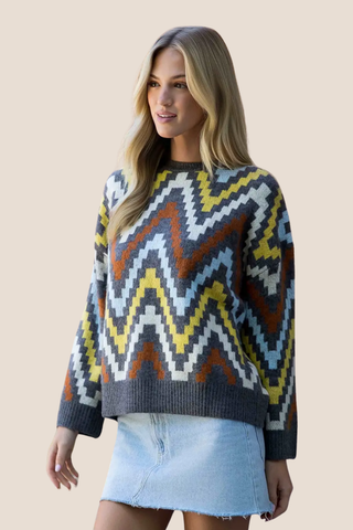 Abstract Pattern Sweater