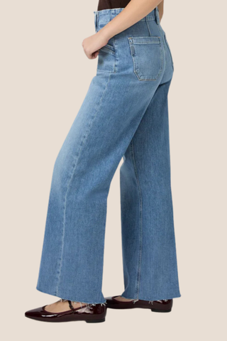 Anessa 31" w Utility Pockets + Raw Hem Viva