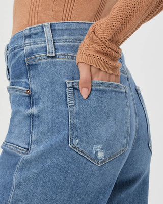 Anessa Set in Pockets Raw Hem