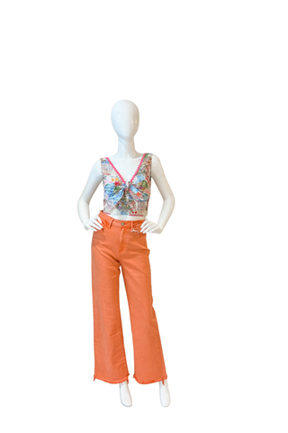 Tie Front Rac Ric Top