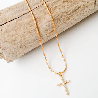 Petite Rope Chain w/Cross