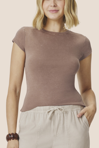 Josie Stretch Crewneck Tee