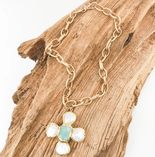 Pearl Clover Cross