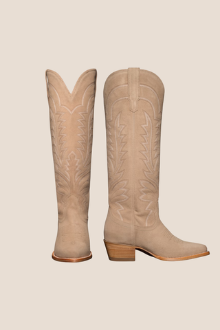 The Abby Driftwood Suede