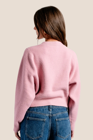 Carrara Solid Blush Sweater