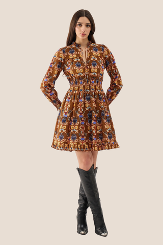 Alice Dress Holly Walnut