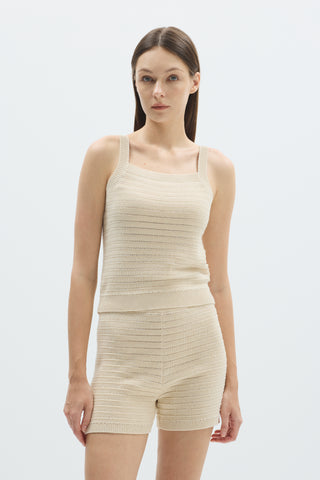 Open Stitch Sweater Tank