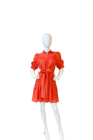 Puff Sleeve Shirt Dress