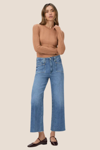 Anessa Set in Pockets Raw Hem