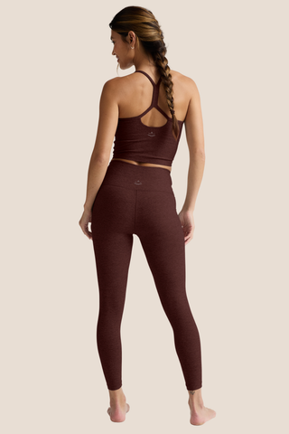 Spacedye Centered Midi Legging Iced Mocha