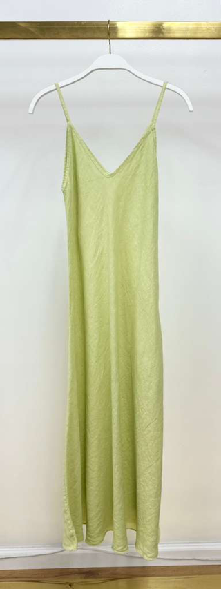 Italian Linen Maxi Slip Dress