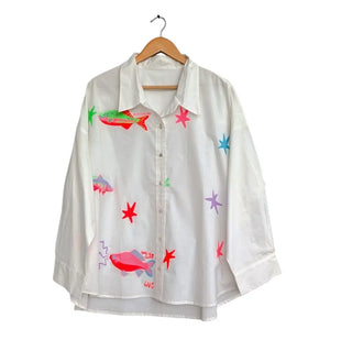 Fish Oxford Top