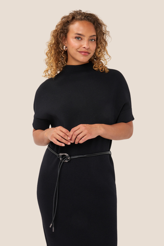 Black Dress Long Knit