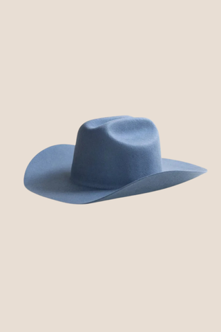 Dusty Blue Rider Wool Cowboy Hat