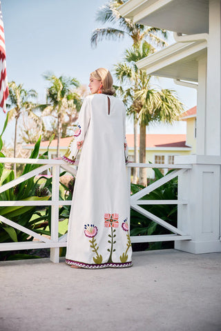 Floral Embroidered Kaftan
