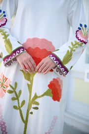 Floral Embroidered Kaftan