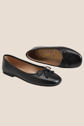 Alie Leather Black Flat