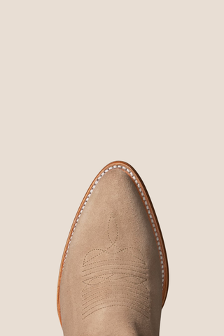 The Abby Driftwood Suede