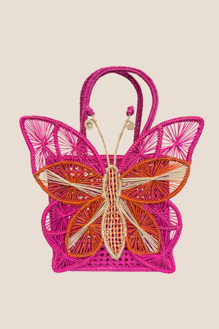 Pink Butterfly Handbag