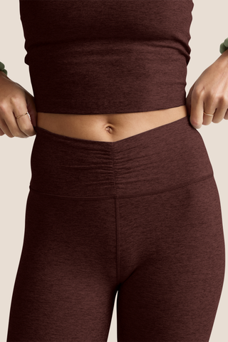 Spacedye Centered Midi Legging Iced Mocha