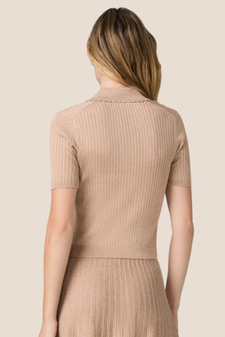 Una Top - Beige Marl