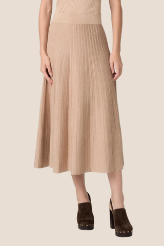 Kimiko Skirt - Beige Marl