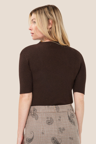 Cacao Ribbed Sweater