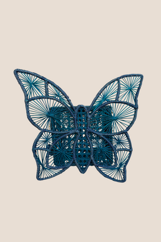 Teal Butterfly Handbag