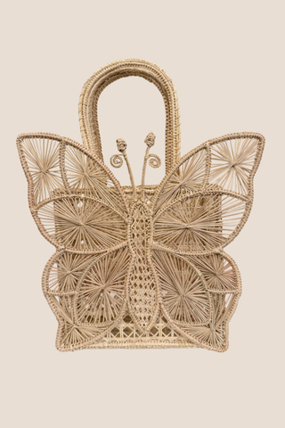 Natural Butterfly Handbag