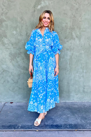 The Every Body Dress in Blue Poppy