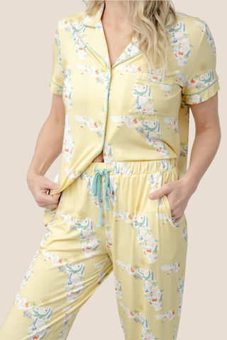 Florida Gold Pajama Set