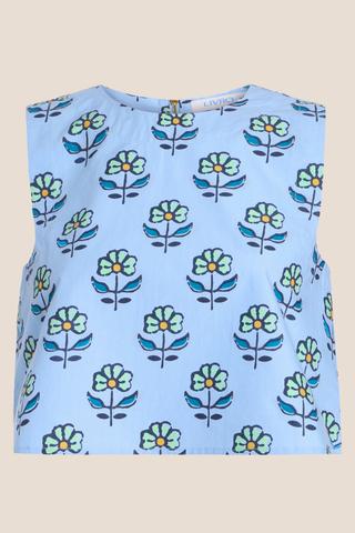 Crop Top, Orchid Sprigs