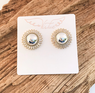 Starburst Dome Earrings