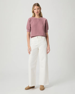 Anessa 31" w/Raw Hem - Tonal Ecru