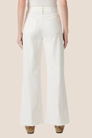 Anessa 31" w/Raw Hem - Tonal Ecru