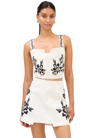 Embroidered Colette Tank