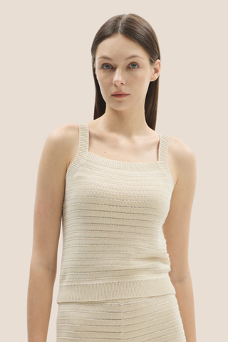 Open Stitch Sweater Tank