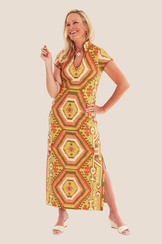 Tarpon Dress Kilim Squash