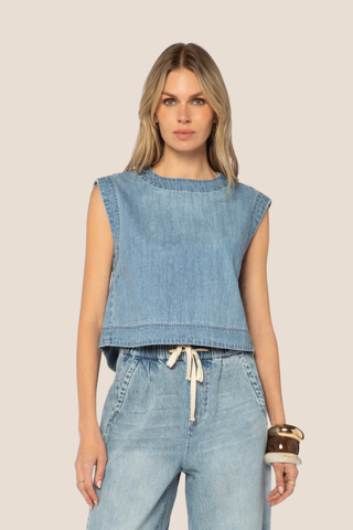 Myka Denim Top