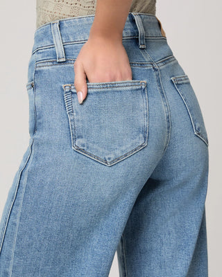 Anessa W/ Twisted Outseam Panel + Raw Hem - Explorer