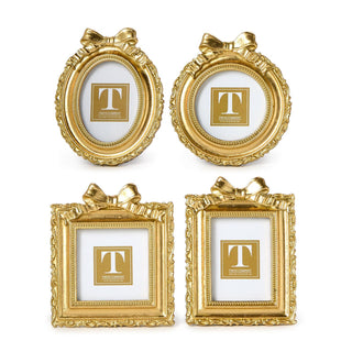Gold Mini Frame w/Bow