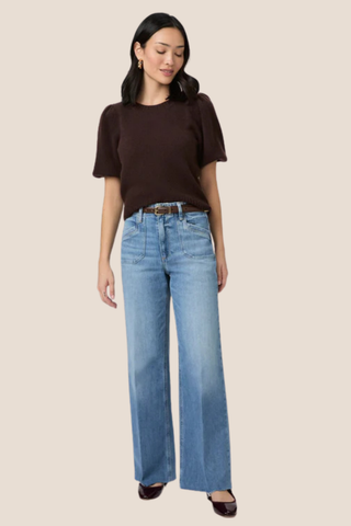 Anessa 31" w Utility Pockets + Raw Hem Viva