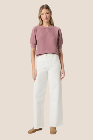 Anessa 31" w/Raw Hem - Tonal Ecru